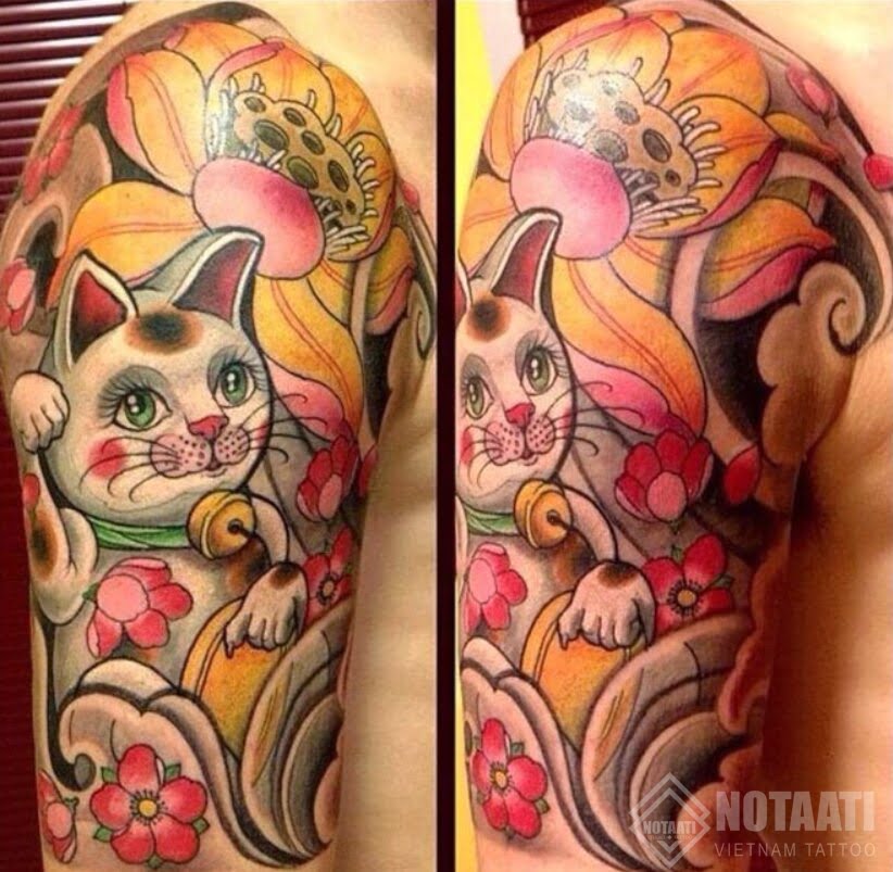 Hình xăm mèo thần  Minh Tú Tattoo  Xăm Hình Nghệ Thuật  Facebook