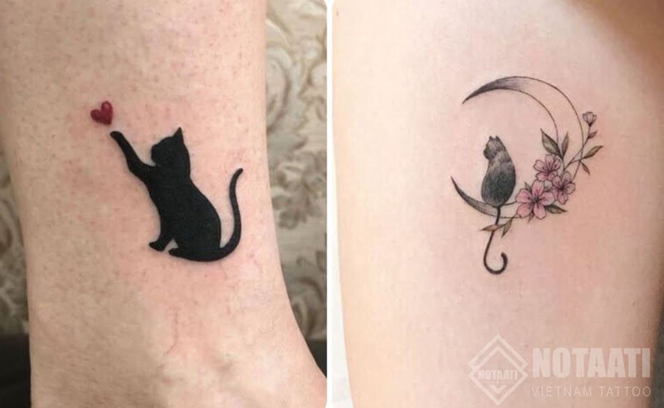 19 hình xăm con mèo nhỏ siêu dễ thươngPhần 2  Kitty tattoos Hình xăm  Xăm